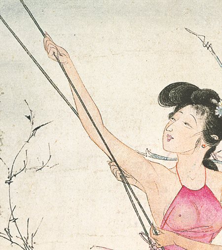 中山-胡也佛的仕女画和最知名的金瓶梅秘戏图